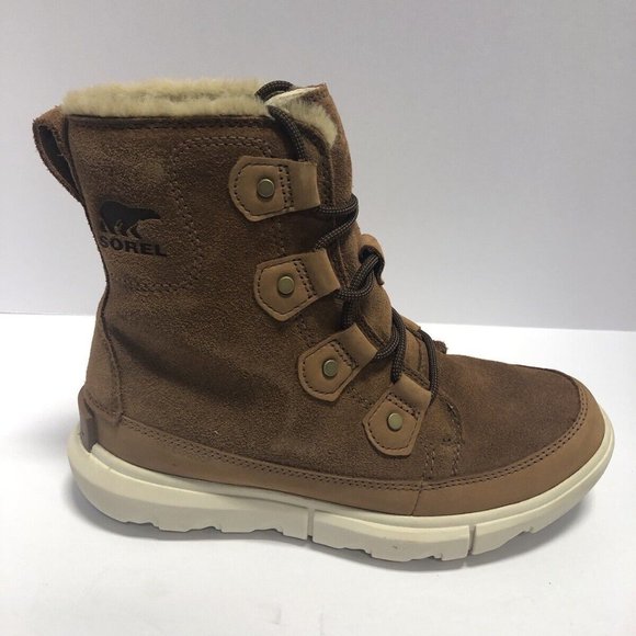 Sorel Women's Explorer II Joan Waterproof Brown Winter Boots, Size 6M